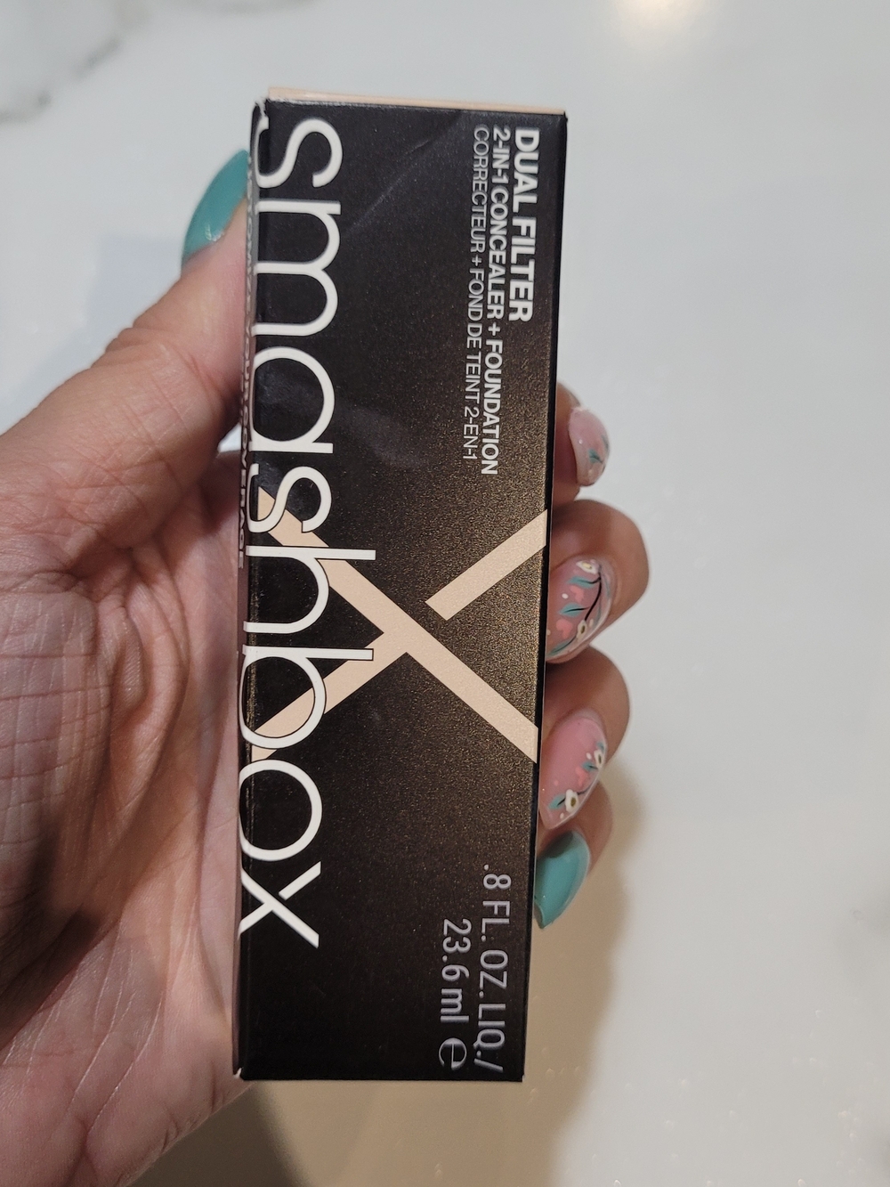 Smashbox Dual Filter 2-in-1 Foundation + Concealer Light 7 Neutral NIB - Picture 3 of 4